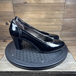 AGL Womens Sz 9 / 39.5 Attilio Giusti Leombruni Womens Heels Black Leather